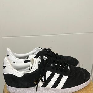 adidas Black and White Athletic Shoes